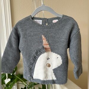 Beautiful ZARA Cable Knit Unicorn Sweater